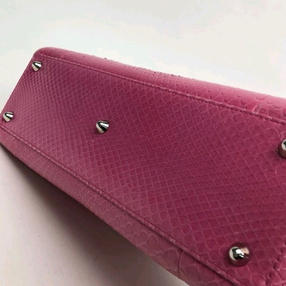 Dior Large Lady Dior Python 2Way Bag - Picture 13 of 16